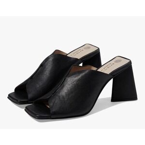 Eric Michael Women's Crosby Heeled Sandal Size 39 US 8.5-9 Black‎ Open Toe
